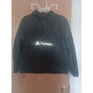 Divided H&M Sony PlayStation Mens Black Pullover Windbreaker - Size Medium